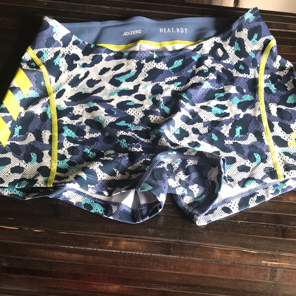 🚨B2G1 ADIDAS ADIZERO Heat Rdy Blue & Purple Athletic Running Shorts